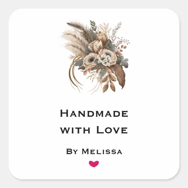 Adesivo Quadrado Fuselagem de Amor e Penas (Frente)