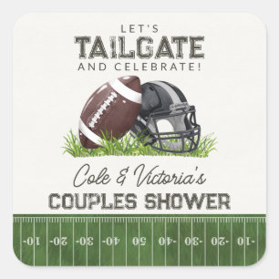 Adesivo Quadrado Futebol Americano na Área de Concentração e Celebr