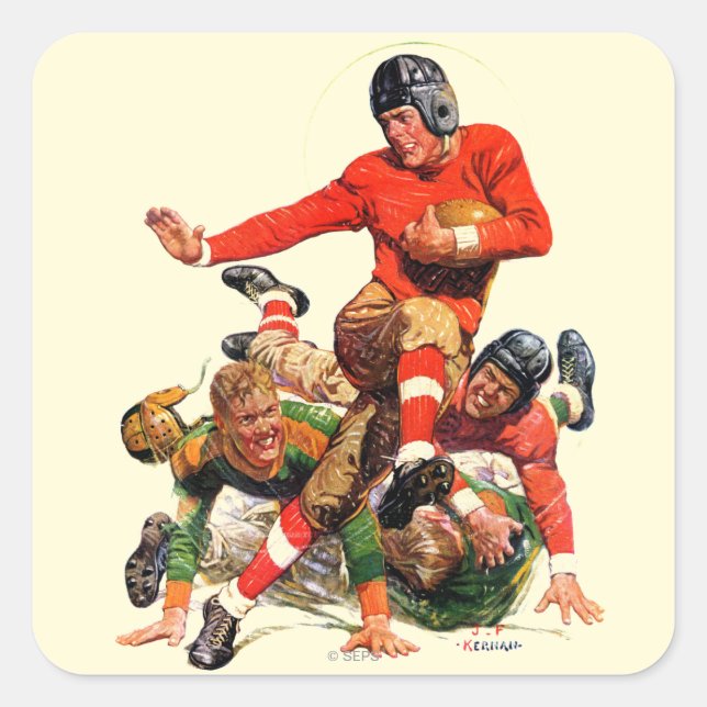 Adesivo Quadrado Futebol do Colégio (Frente)