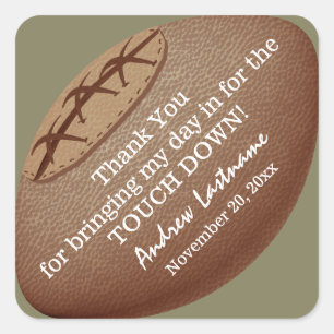 Adesivo Quadrado Futebol do vintage