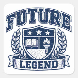 Adesivo Quadrado Future Legend – Ambition Student Pride