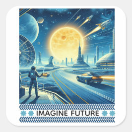Adesivo Quadrado futuro