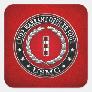 Adesivo Quadrado Fuzileiros navais dos E.U.: Autorização principa