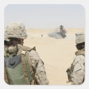 Adesivo Quadrado Fuzileiros navais e marinheiros