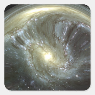 Adesivo Quadrado Galáxia alterada Digitalmente