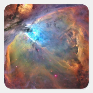 Adesivo Quadrado Galáxia Espacial Orion Nebula