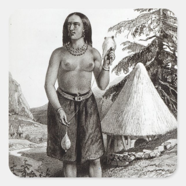 Adesivo Quadrado Galla Woman (Frente)