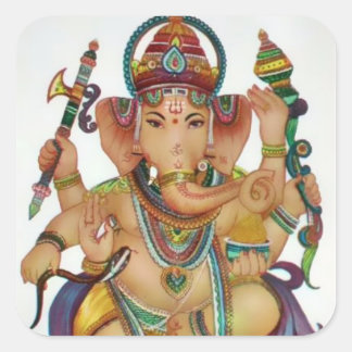 Adesivo Quadrado Ganesha Stickers #6