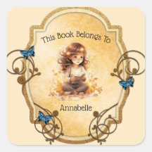 Garota Mágica Lendo um Livro