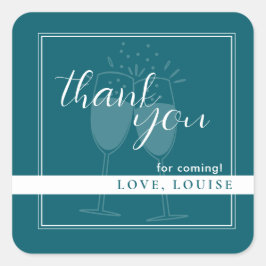 Adesivo Quadrado Gasolina Profunda Obrigado Sticker