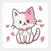 Gato bonito com arco