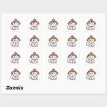Gato Marroquino Kawaii Fofo com NSticker Tradicion