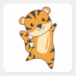 Adesivo Quadrado Gatos De Gato Grande Para Crianças