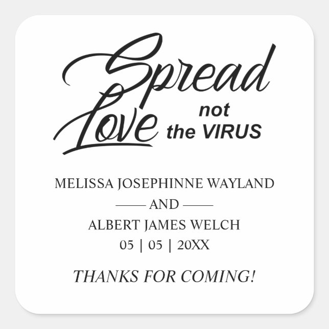 Adesivo Quadrado Gel de Mão de Saneamento de Cotação Inspiracional (Frente)