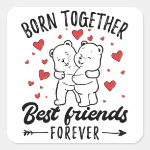 Adesivo Quadrado Gêmeos gêmeos gêmeos gêmeos gêmeos