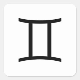 Adesivo Quadrado Gemini