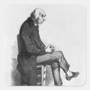 Adesivo Quadrado Gene Goriot, ilustração 'de Le Pere