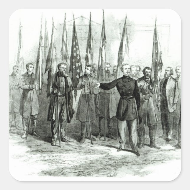 Adesivo Quadrado General Custer (Frente)