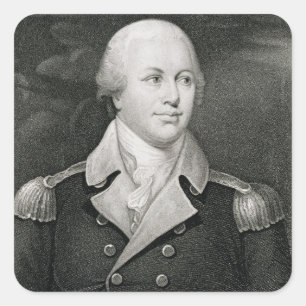 Adesivo Quadrado General principal Nathaniel Greene (1742-86),