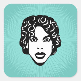 Adesivo Quadrado Genérico de Pessoa