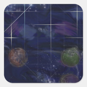 Adesivo Quadrado Gênesis Dia 4: Estrelas 2014