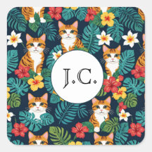 Gengibre tropical com estilo de camisa havaiana Ca