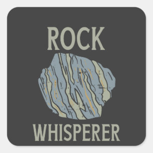Adesivo Quadrado Geologia - Rock Whisperer