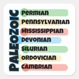 Adesivo Quadrado Geólogo