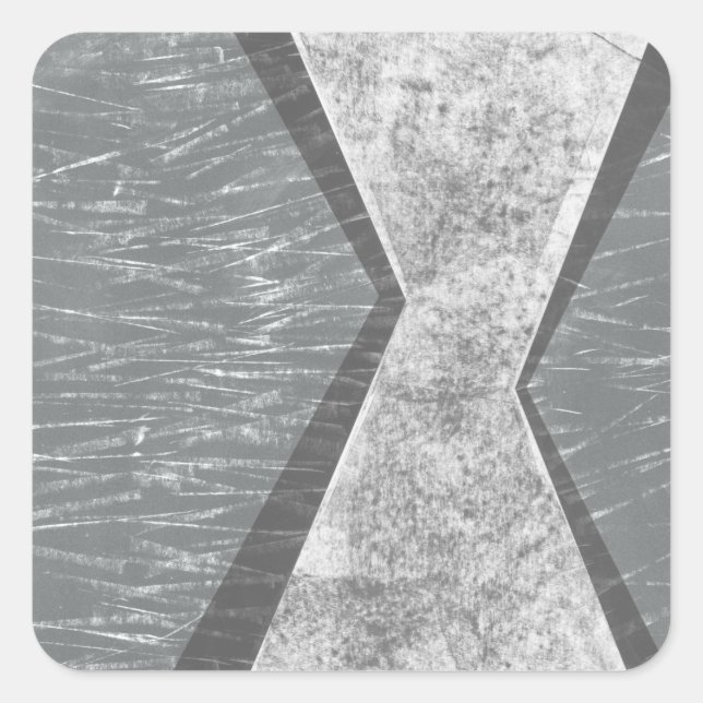 Adesivo Quadrado Geometria orquestrada IV (Frente)