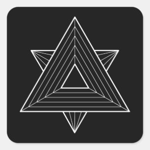 Adesivo Quadrado Geometria sagrada