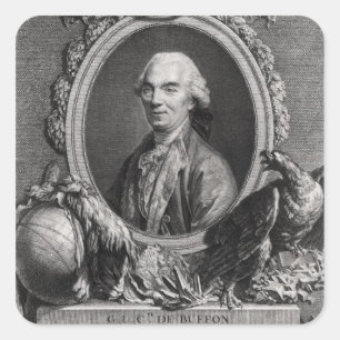 Adesivo Quadrado Georges-Louis Leclerc Comte de Buffon