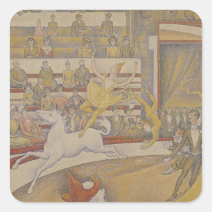 Adesivo Quadrado Georges Pierre Seurat o circo, 1891