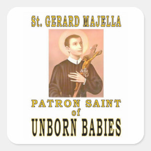 ADESIVO QUADRADO GERARD MAJELLA DO ST.