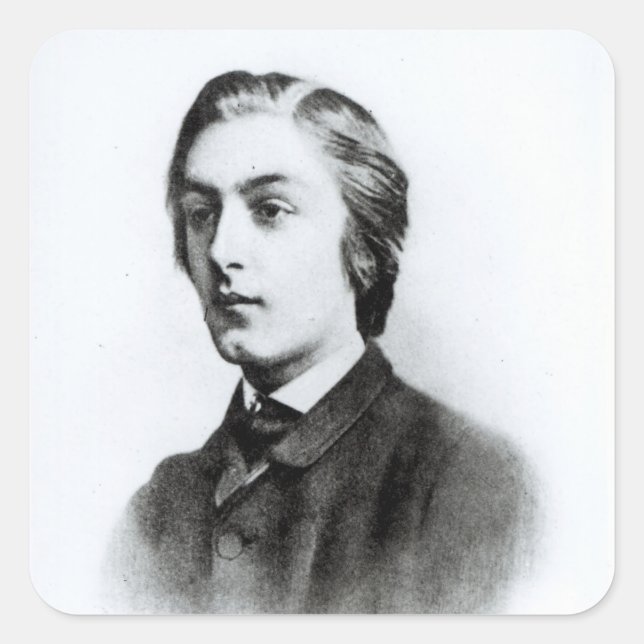 Adesivo Quadrado Gerard Manley Hopkins (Frente)