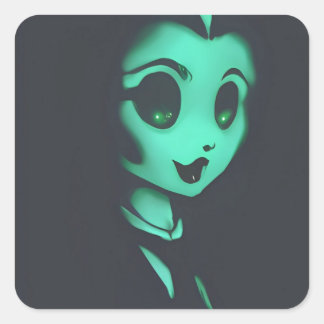 Adesivo Quadrado Ghost Betty Boo