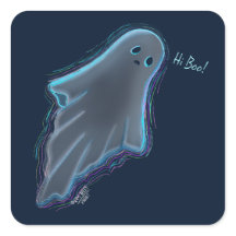 Ghost Ghost KiniArt Quadrado