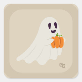 Adesivo Quadrado Ghost Sticker Minimalista