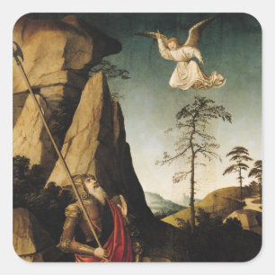Adesivo Quadrado Gideon e o Fleece, c.1490