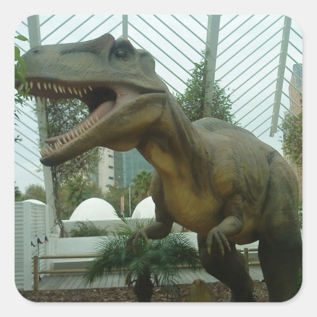 Adesivo Quadrado Giganotossaurus Dinosaur Sticker (Frente)