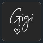 Adesivo Quadrado Gigi Women Christmas dá vovó<br><div class="desc">Gigi Women Christmas dá vovó</div>