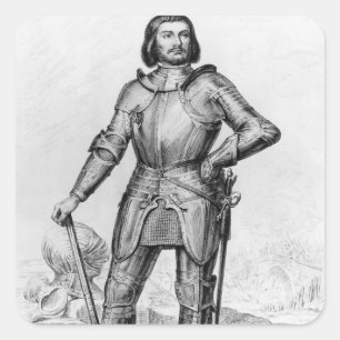 Adesivo Quadrado Gilles de Laval, Senhor de Rais
