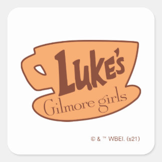 Adesivo Quadrado Gilmore Girls | Logotipo do restaurante Luke