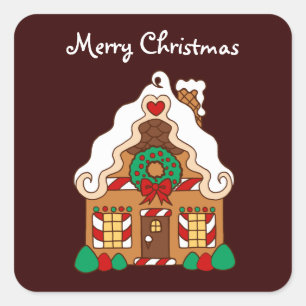 Adesivo Quadrado Gingercake House Sticker