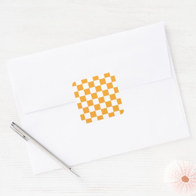 Adesivo Quadrado Gingham Pattern (Envelope)