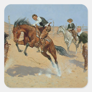 Adesivo Quadrado Gire-o fraco, Bill, c.1893 (o óleo em canvas)