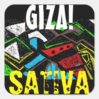 ADESIVO QUADRADO GIZA SATIVA