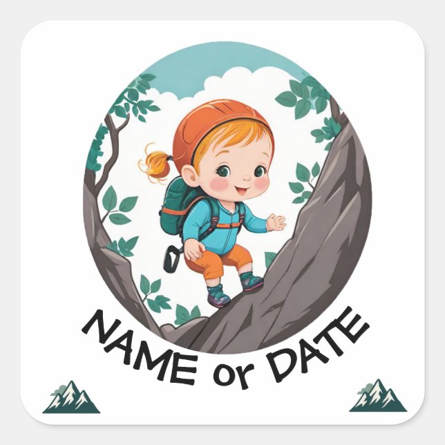 Adesivo Quadrado Glacé comestível redondo (Frente)