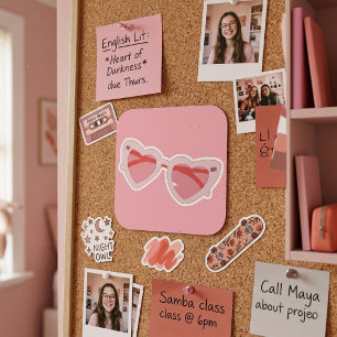 Adesivo Quadrado Glasses