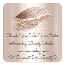 Glitter Lashes Obrigado Por Comprar Desconto