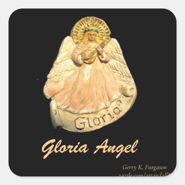 ADESIVO QUADRADO GLORIA ANGEL RENAISSANCE STICKER (Frente)